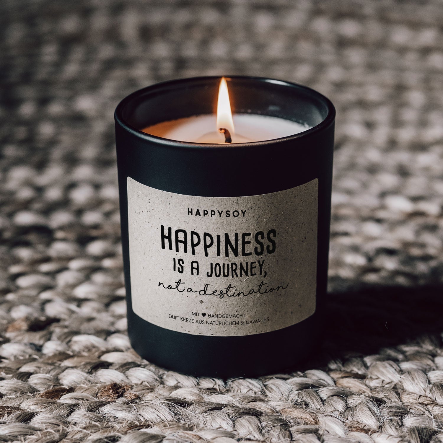 Duftkerze - Happiness is a journey, not a destination - Happysoy®
