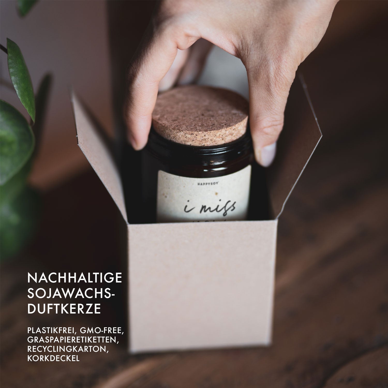 Duftkerze - I miss you! - Happysoy®