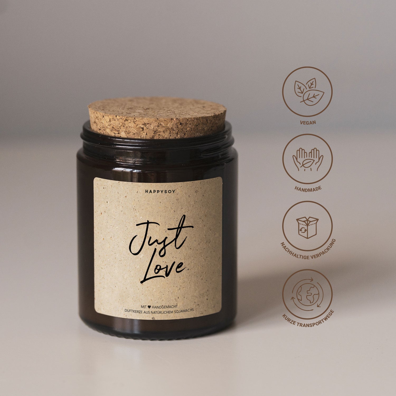 Duftkerze - Just love! - Happysoy®