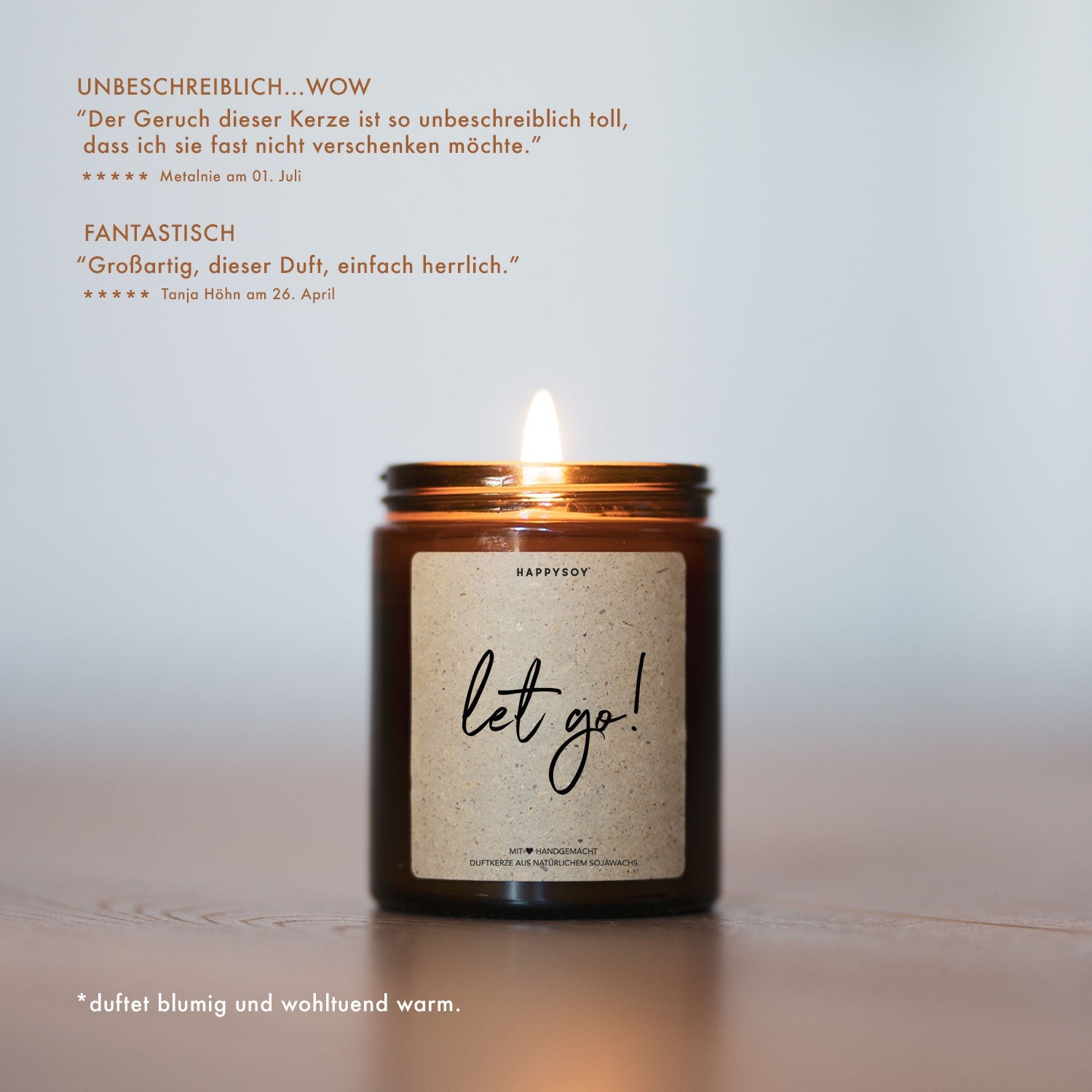 Duftkerze - Let go! - Happysoy®