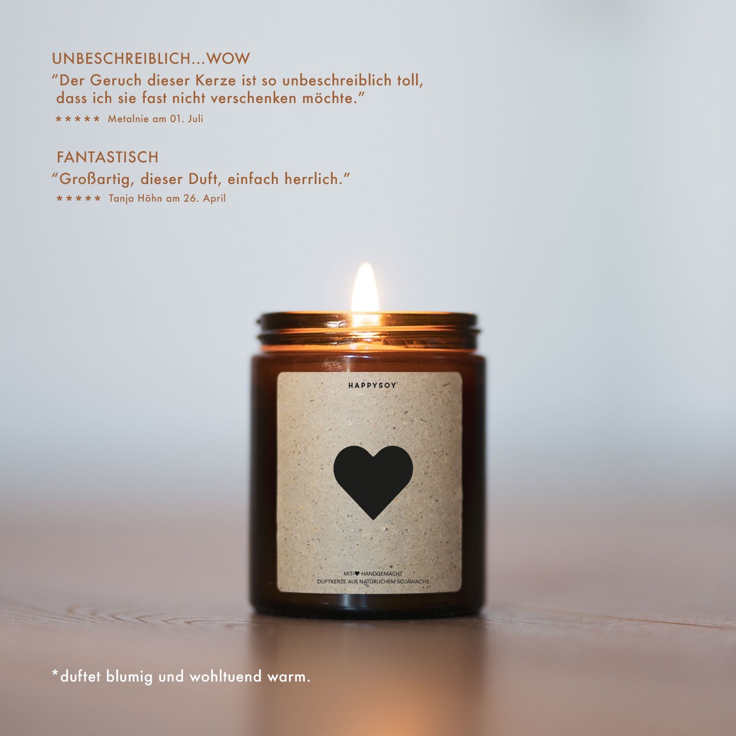 Duftkerze - LOVE - Happysoy®