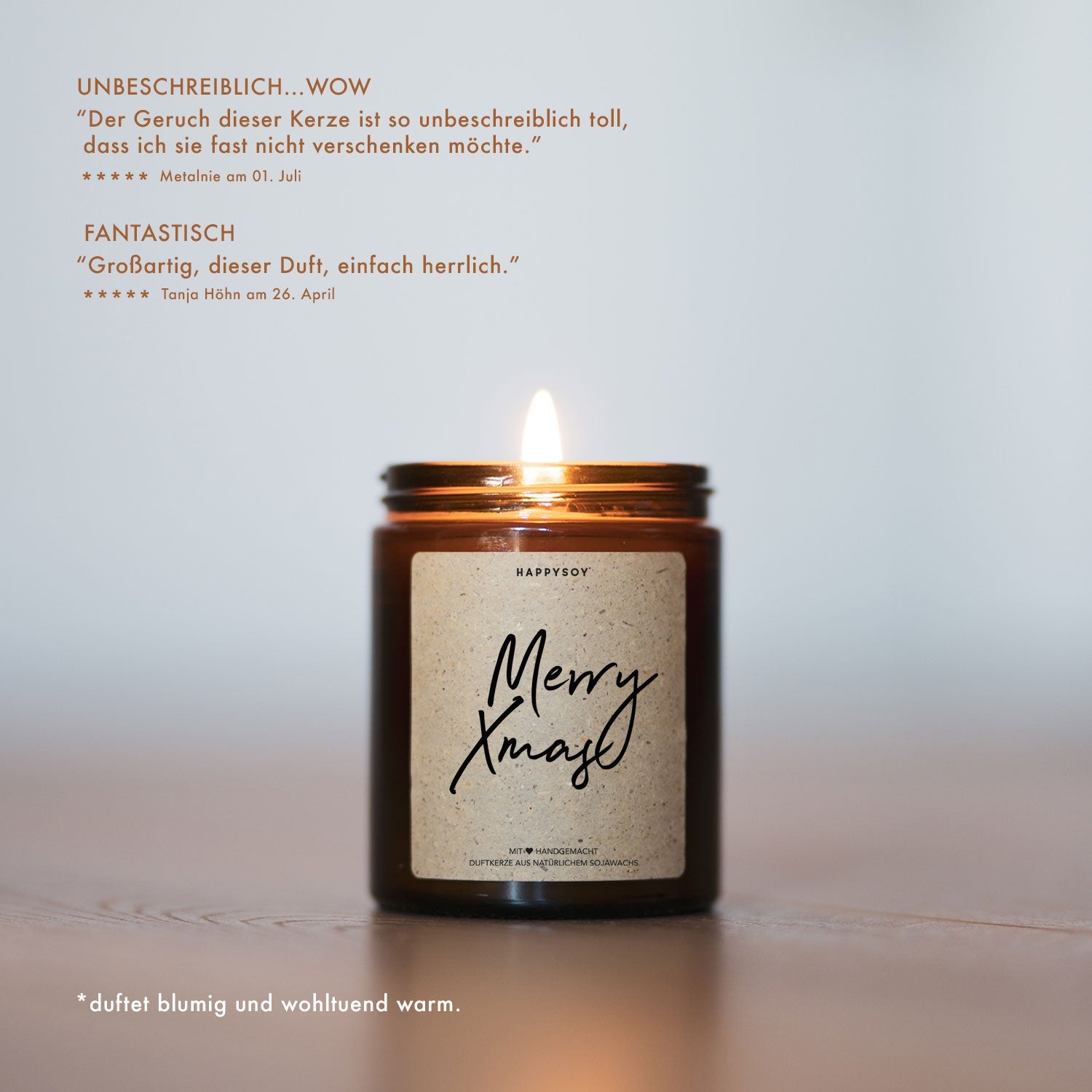 Duftkerze - Merry Xmas! - Happysoy®