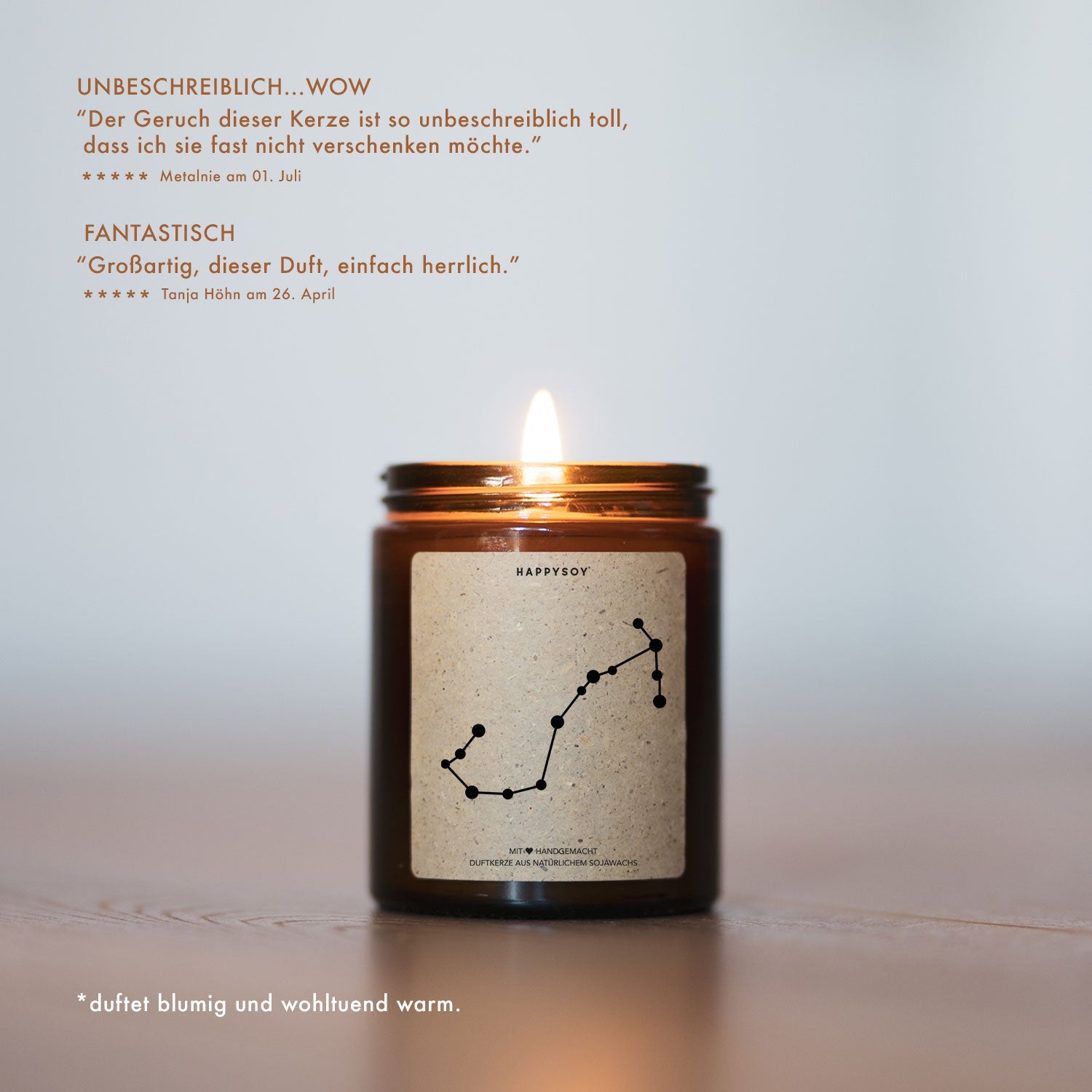 Duftkerze - Skorpion 2 - Happysoy®