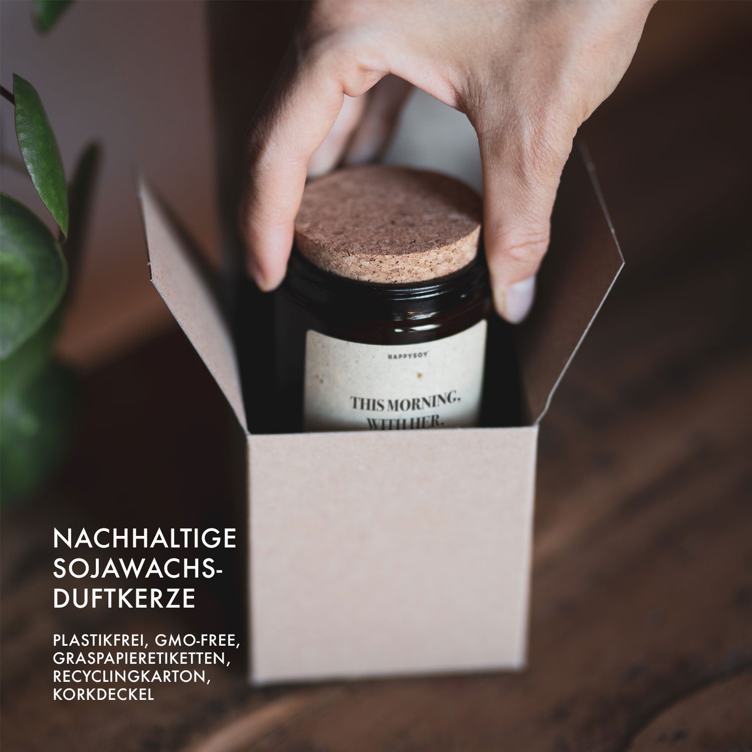 Duftkerze - This morning, with her, having coffee and a candle. - Happysoy®